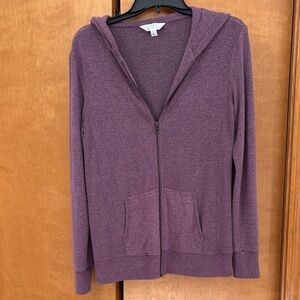 Market & Spruce Heathered Purple Sweater